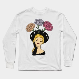 Lady Head Long Sleeve T-Shirt